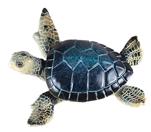 KRZH unison gifts YXC-943 5.75 Inch Blue Sea Turtle