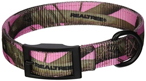 OmniPet Realtree APC Pink Camouflage Dog Collars, 19-Inch