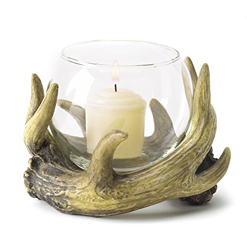 Sigma SLC Rustic Antler Candleholder - Style 38444