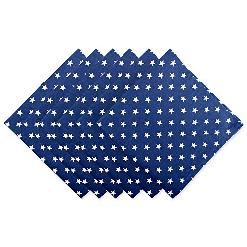 DII Design 4th of July Tabletop Collection, Napkin Set, Patriot Stars