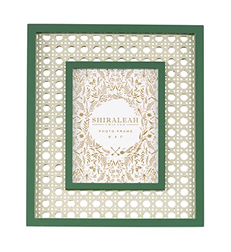 Shiraleah Celebration Green Lattice 5" X 7" Picture Frame
