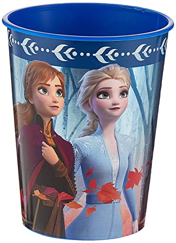 Amscan Disney Frozen 2 Metallic Plastic Favor Cup - 16 oz. | Multicolor | 1 Pc.