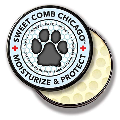 Sweet Comb Chicago Beeswax Dog/Pet Paw Protection Wax for Every Season, Hot or Cold. Protect Your Dog, Cat, or Even Farm Animals from Cracked Skin, Noses and Pads.