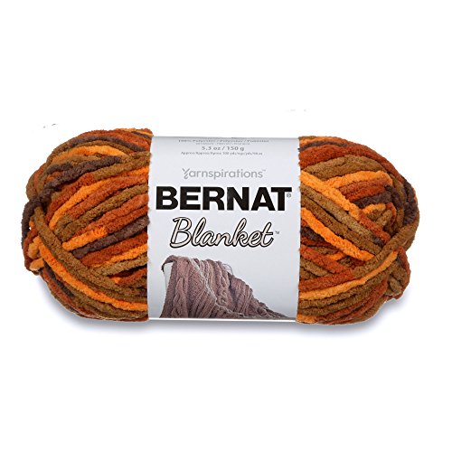 Spinrite Yarns (CA) Bernat Blanket Super Bulky Yarn, 5.3oz, Guage 6 Super Bulky, Fall Leaves