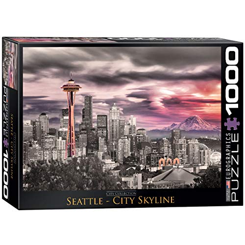 EuroGraphics Seattle City Skyline Puzzle (1000-Piece) (6000-0660)