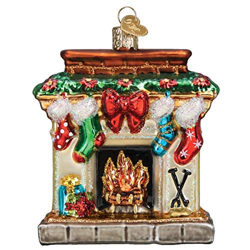 Old World Christmas Holiday Hearth Glass Blown Ornaments for Christmas Tree