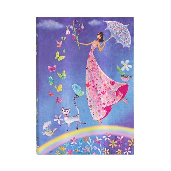 Paperblanks Spring Rainbow (Mila Marquis Collection) Hardcover Journal, Lined ‚Äì Midi