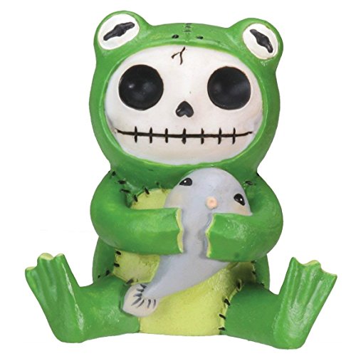 Pacific Trading Froggie Frog Furry Bones Figurine Display