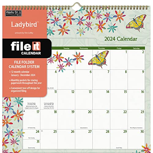 LANG WSBL Ladybird 2024 File-It‚Ñ¢ Calendar (24997006036)