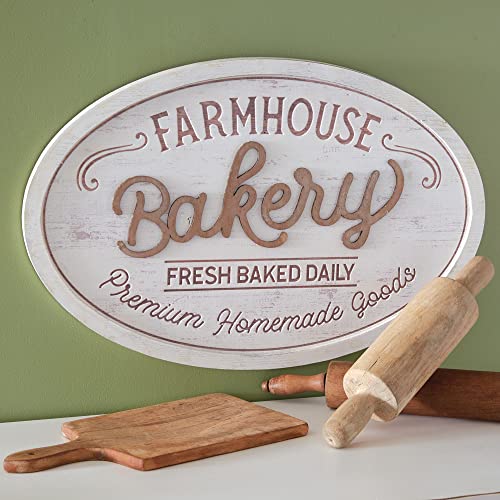 CTW Colonial Tin Works 440202 Farmhouse Bakery Wall Sign, 23.75-inch Width