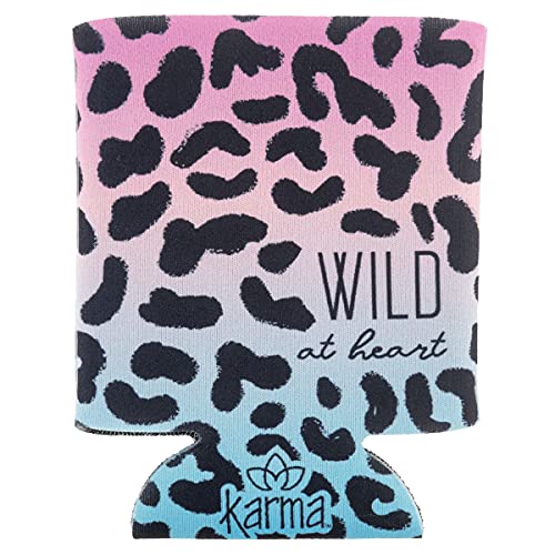 Karma Gifts Can Cooler, One Size, Multi Color leopard