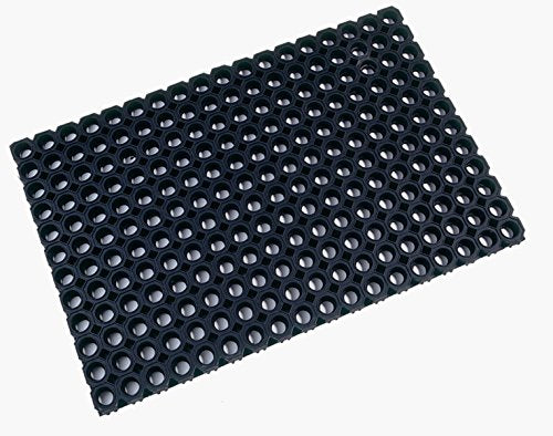 Floortex Doortex Octomat Heavy-Duty Outdoor Entrance Mat, 40" x 60", Black (FR4101522OCBK)