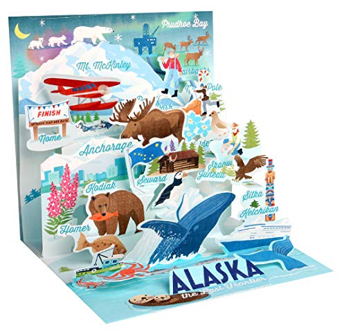 Up With Paper 3D Pop Up Greeting Card - ALASKA