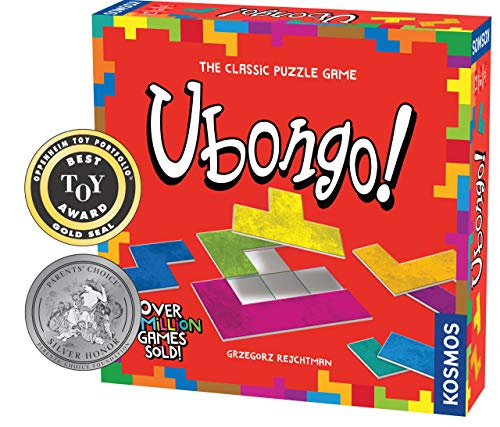 Thames & Kosmos Store Ubongo - Sprint to Solve The Puzzle | Family Friendly Fun Game | Highly Re-Playable | Quality Components (Made in Germany) , Orange