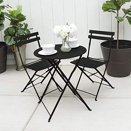 VIP Home & Garden Bistro Set Blk