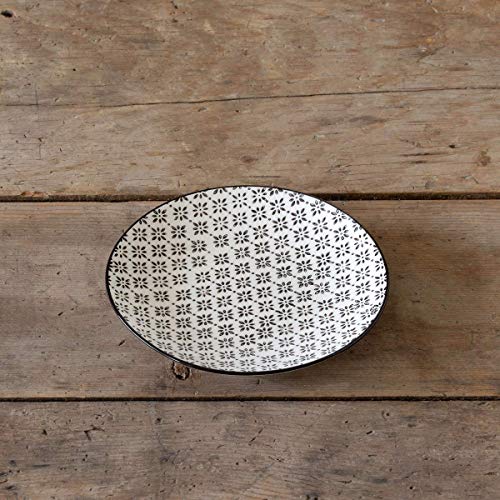 Park Hill Collection EAW00136 Norden Pattern Dessert Plate, 7-inch Diameter