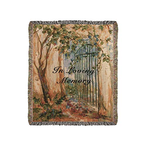 Manual Woodworkers ATILMG In Loving Memory Gate Throw Blanket, 60-inch Length