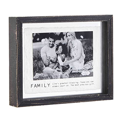 Mud Pie Time Spent Lake Glass Frame, 7 1/2-inch