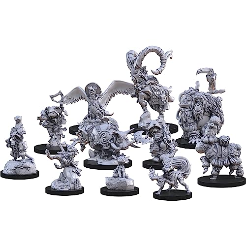 Steamforged Games Miniatures  Animal Adventures: Animals of The Faraway Sea  11 Pieces -Unpainted by Steamforged Games Ltd  Compatible with DND and Other Tabletop RPG Games