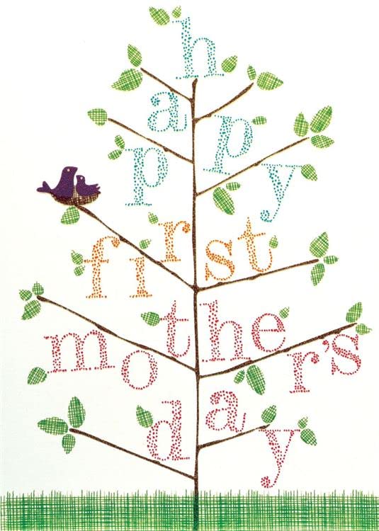 Design Design 100-80343 First Mothers Day Tree Greeting Card