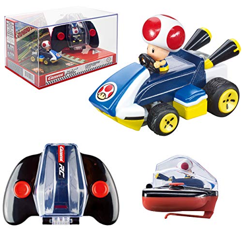 Carrera RC Nintendo Mario Kart 2.4 GHz Mini Collectible Radio Remote Control Toy Car Vehicle - Toad
