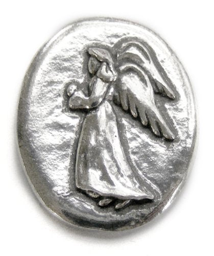 Basic Spirit Angel/Faith Pocket Token (Coin) Handcrafted Pewter Lead-Free CN-2