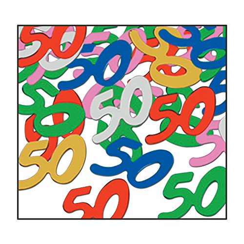 Beistle Fanci-Fetti 50 Silhouettes (multi-color) Party Accessory  (1 count) (.5 Oz/Pkg)