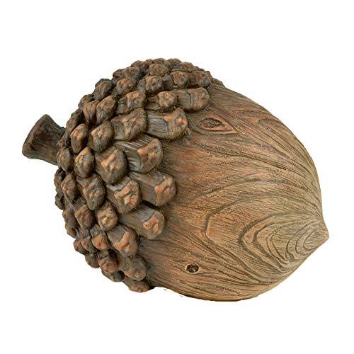 Midwest Design Imports Acorn Laying on Side, 6.5", Brown