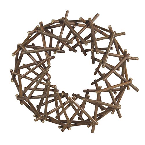 HomArt 5074-0 Willow Wreath, 11-inch Height, Natural