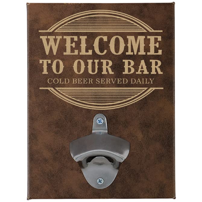 Carson Home Accents Welcome Wall Bottle Opener, 8-inch Height
