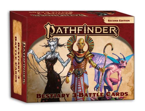 Paizo Pathfinder Bestiary 3 Battle Cards (P2)