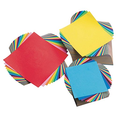 Yasutomo Student Origami Paper - 7" x 7" Sheets, Class Pack Assortment, Package of 100
