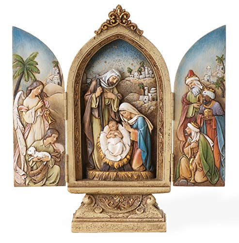 Roman Josephs Studio Josephs Studio 9-Inch tall Holy Family Tryptych