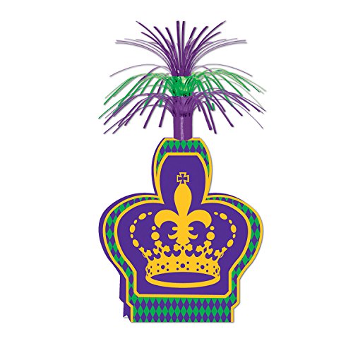 Beistle Mardi Gras Centerpiece Party Accessory (1 count) (1/Pkg)