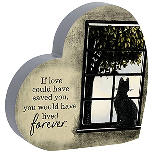 Carson Home 11662 Lived Forever Heart Sitter, 6-inch Height