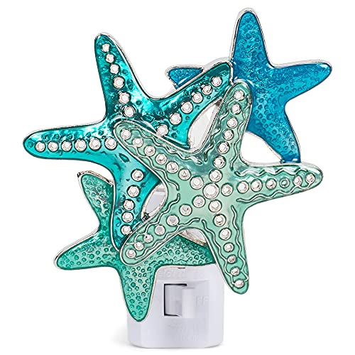 Ganz CB175220 Blue Starfish Night Light, 3-inch Height
