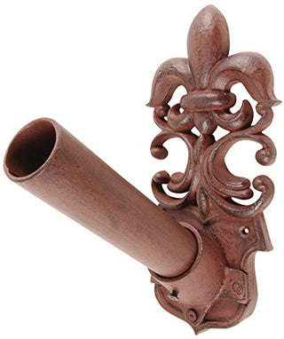 Esschert Design "Fleur De Lis" Antique Flag Pole