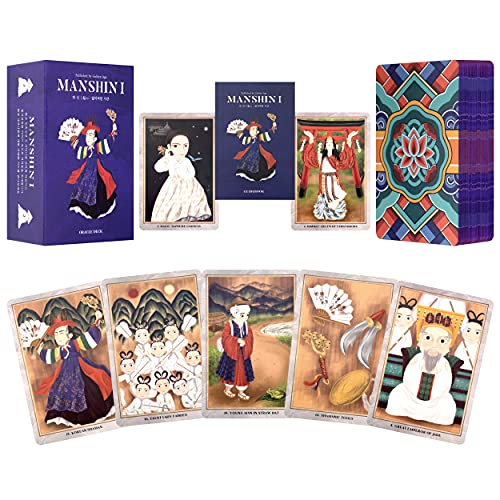 PRIME MUSE Korean Shamanism Manshin Oracle Tarot Cards with Guidebook Set