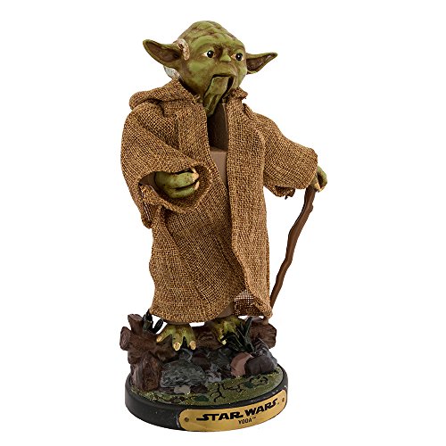 Kurt Adler SW6162L 12" Star Wars Hollywood Yoda Nutcracker
