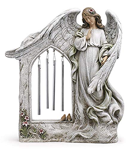 Napco 11977 Praying Angel Wind Chime 11.25-inches High, Resin