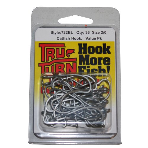 TTI-Blakemore Tru Turn TTI Catfish Hook-36 Per Box, 2/0, Silver