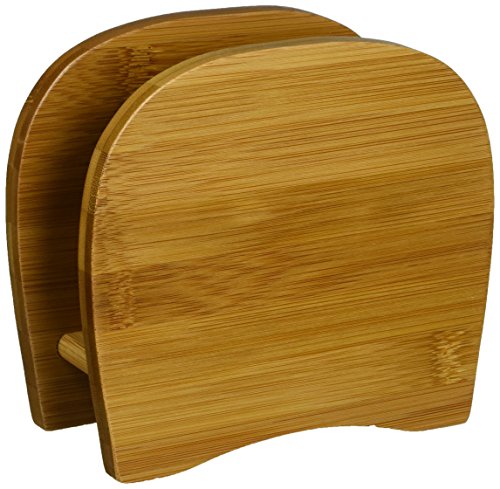 Lipper International 8861 Bamboo Wood Napkin Holder, 6" x 2-3/4" x 5-1/2"