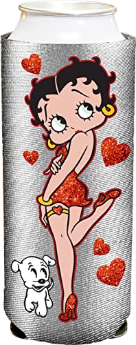 Spoontiques 17157 Betty Boop with Dog Slim Can Cooler