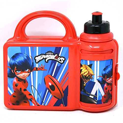 UPD Zak Miraculous Ladybug Combo Lunch Box with Water Bottle