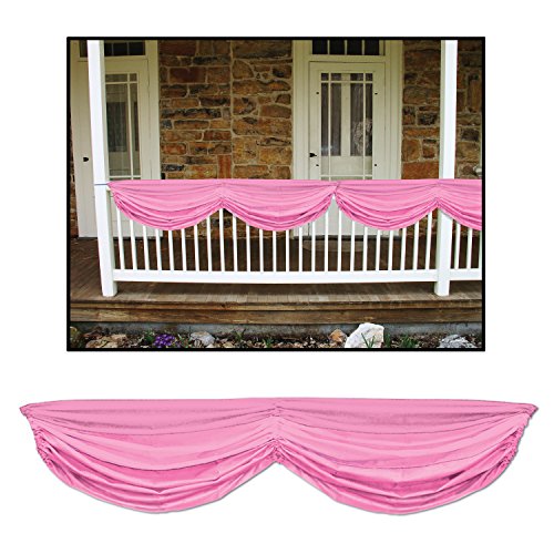 Beistle Baby Shower Fabric Bunting, Pink