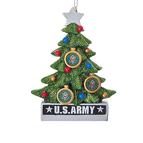 Kurt Adler 4.5 Resin US Army Christmas Tree Ornament