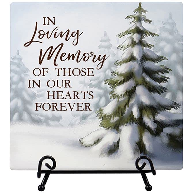 Carson Home In Loving Memory Easel Plaque, 6-inch Height