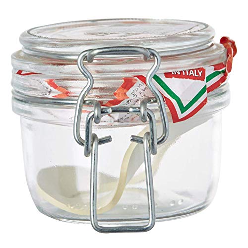 Bormioli Rocco Fido Clear Jar, 4.25 Oz.