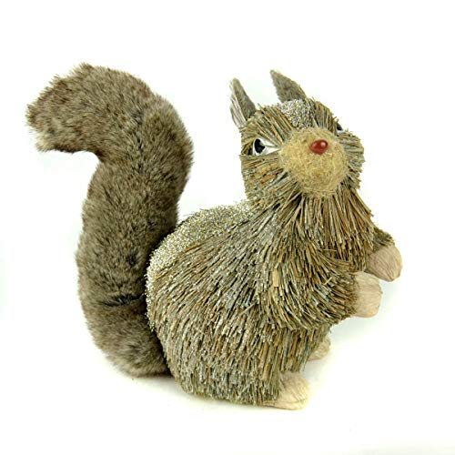 Midwest Design Imports Sisal Squirrel, 6", Natural