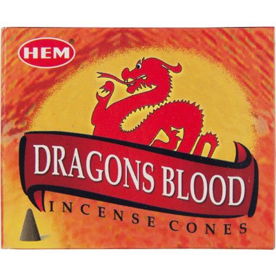 Kheops International Hem Incense Cones in Display Box Dragonsblood Home Fragrance Made in India